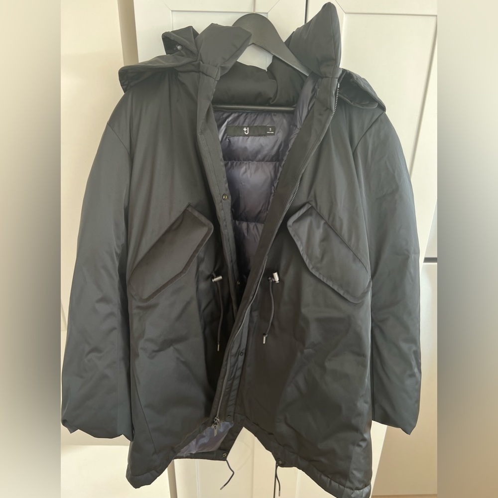 Jil Sander + Uniqlo Collab Oversized Parka with Fishtail